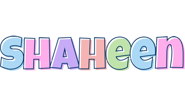 Shaheen pastel logo