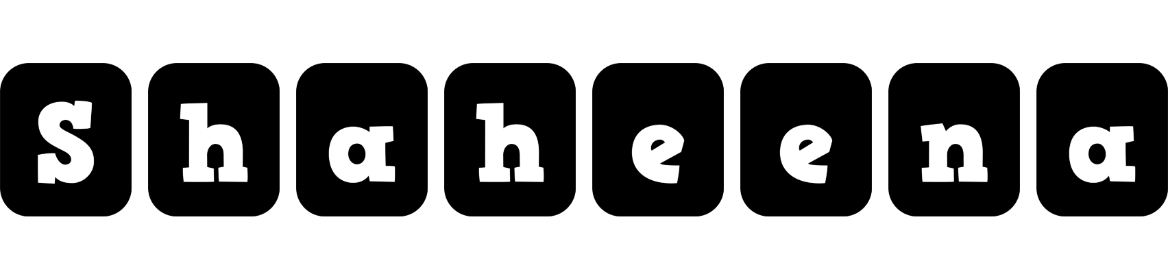 Shaheena box logo