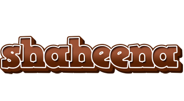 Shaheena brownie logo