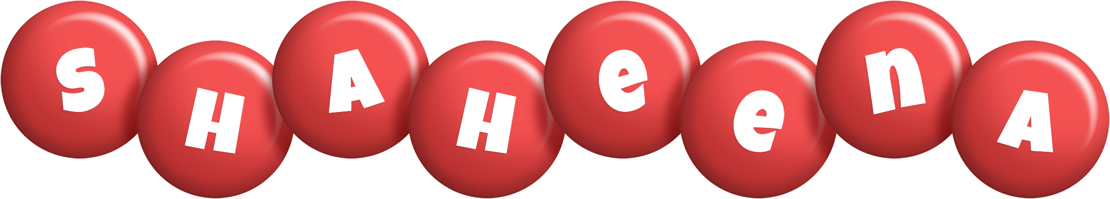 Shaheena candy-red logo