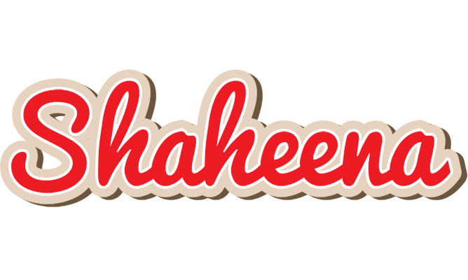 Shaheena chocolate logo