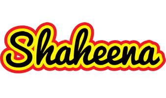 Shaheena flaming logo