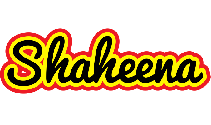 Shaheena flaming logo