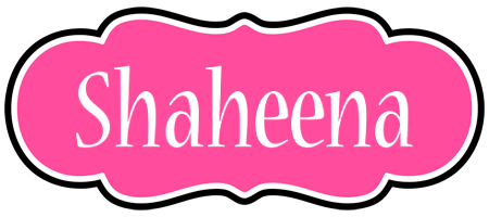 Shaheena invitation logo