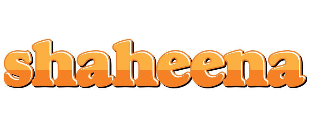 Shaheena orange logo