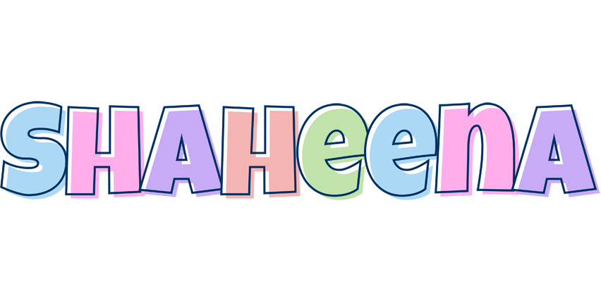 Shaheena pastel logo