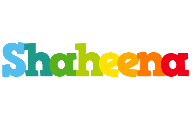 Shaheena rainbows logo