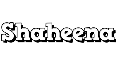 Shaheena snowing logo