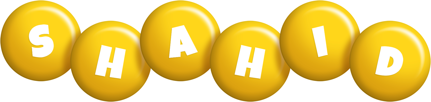 Shahid candy-yellow logo