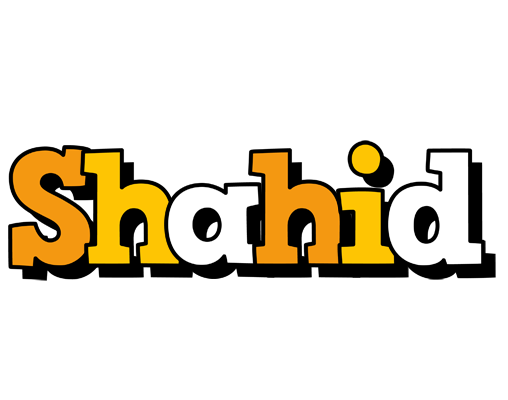Shahid cartoon logo