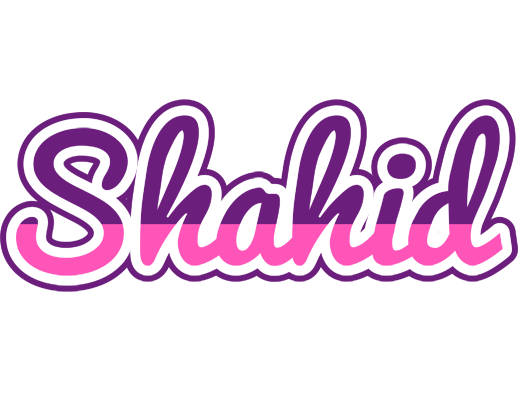 Shahid cheerful logo
