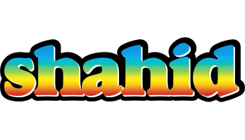 Shahid color logo