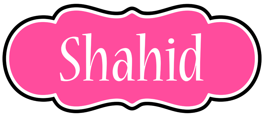 Shahid invitation logo
