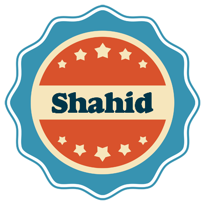 Shahid labels logo