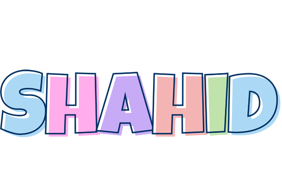 Shahid pastel logo