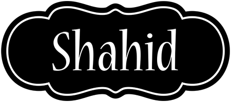 Shahid welcome logo