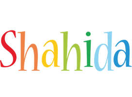 Shahida birthday logo