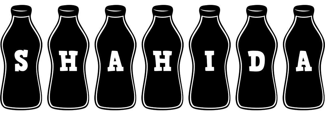 Shahida bottle logo