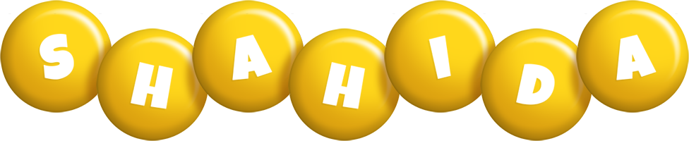 Shahida candy-yellow logo