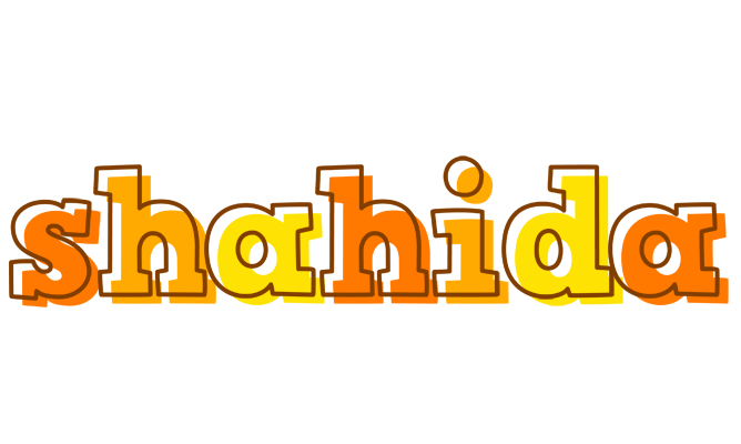 Shahida desert logo