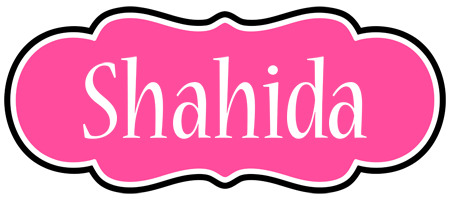 Shahida invitation logo