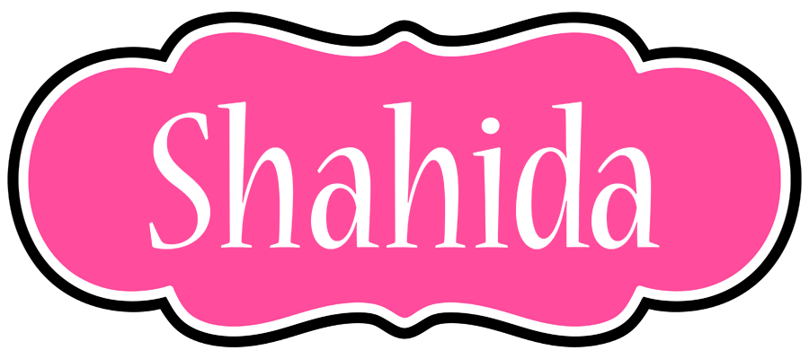 Shahida invitation logo