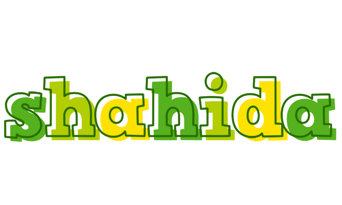 Shahida juice logo