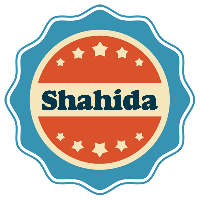 Shahida labels logo