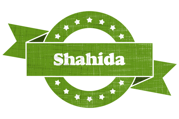 Shahida natural logo