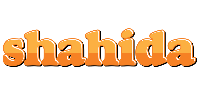 Shahida orange logo