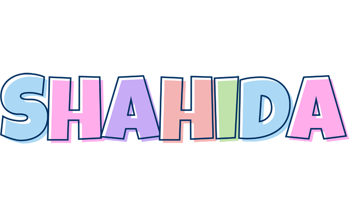 Shahida pastel logo