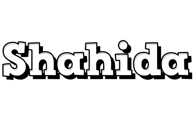 Shahida snowing logo
