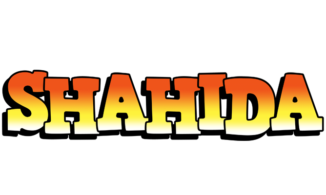 Shahida sunset logo