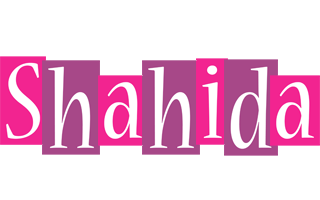 Shahida whine logo
