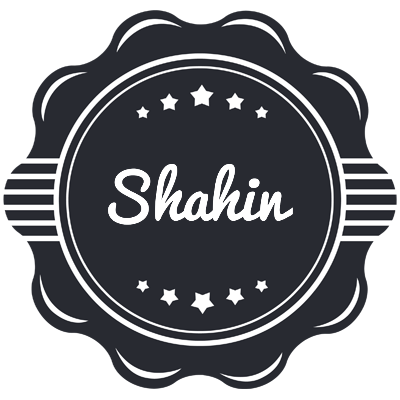 Shahin badge logo