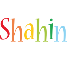 Shahin birthday logo