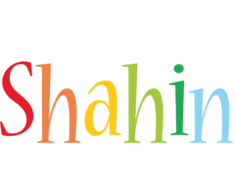 Shahin birthday logo