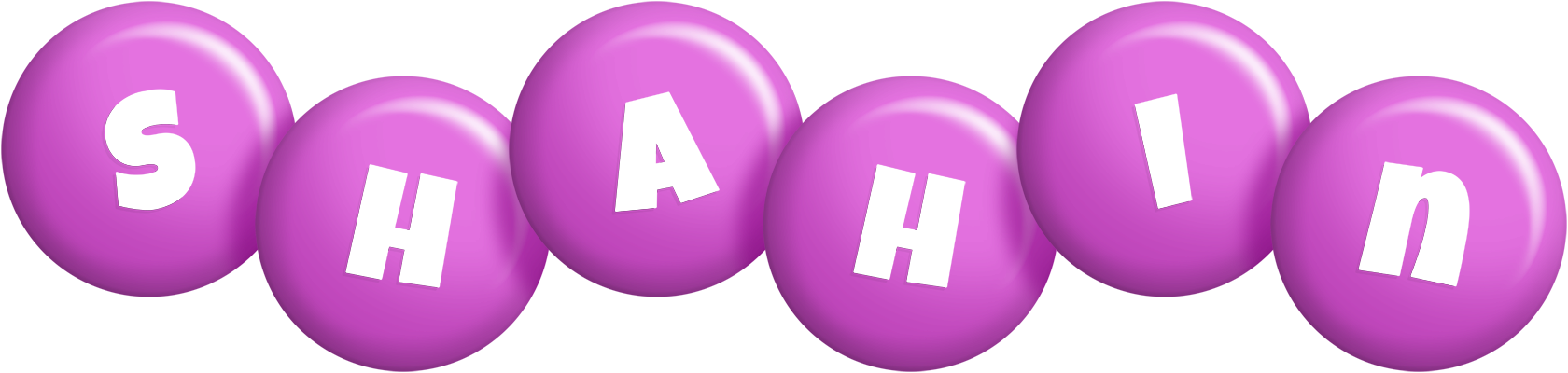Shahin candy-purple logo