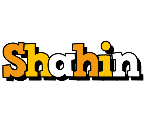 Shahin cartoon logo