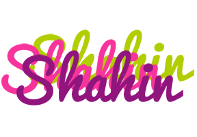 Shahin flowers logo