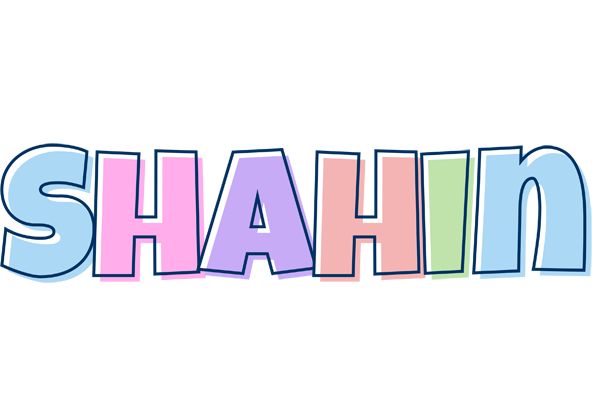 Shahin pastel logo