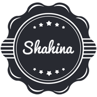 Shahina badge logo