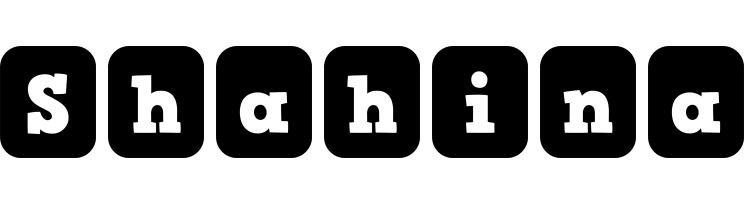 Shahina box logo