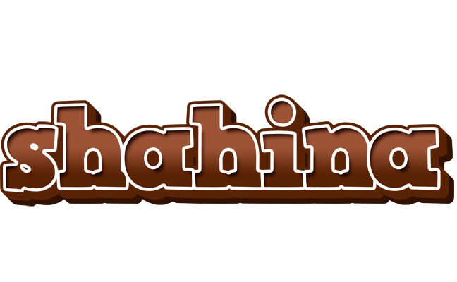 Shahina brownie logo