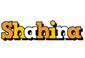 Shahina cartoon logo