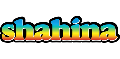 Shahina color logo