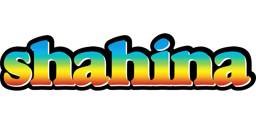 Shahina color logo