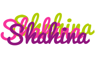 Shahina flowers logo