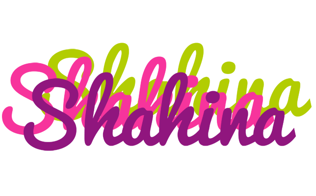 Shahina flowers logo