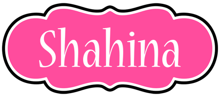 Shahina invitation logo